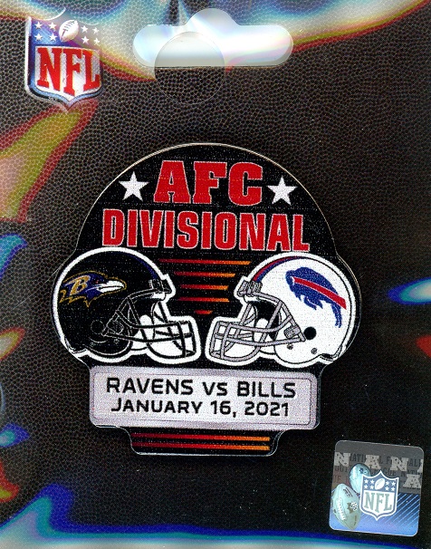 Ravens vs Bills Divisional Dueling pin