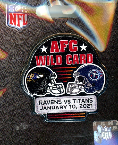Ravens vs Titans Wild Card Dueling pin