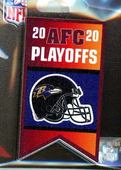 Ravens Playoff Banner pin