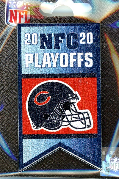 Bears Playoff Banner pin