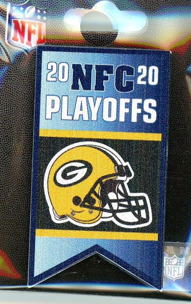 Packers Playoff Banner pin