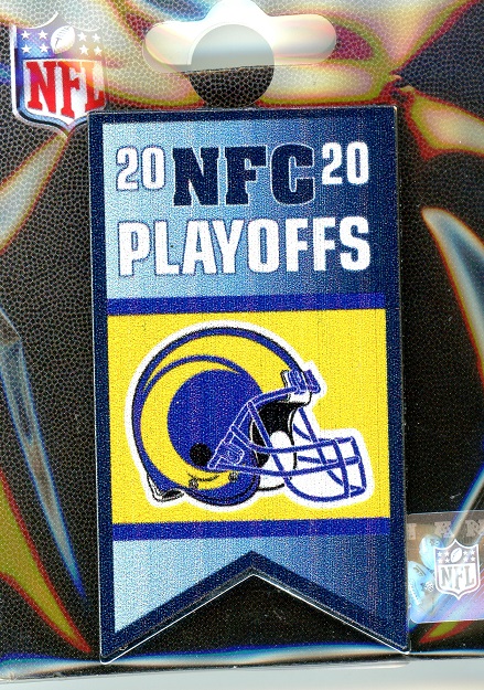 Rams Playoff Banner pin