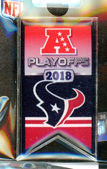 Texans 2018 Playoff Banner pin