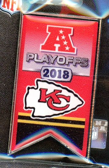 Chiefs 2018 Playoff Banner pin