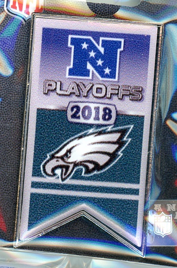 Eagles 2018 Playoff Banner pin