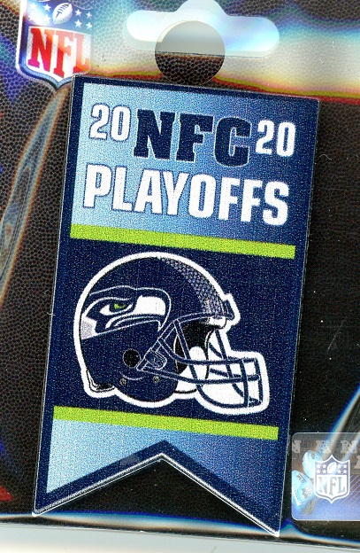 Seahawks Playoff Banner pin