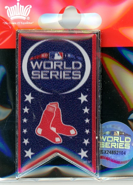 2018 Red Sox World Series Banner pin