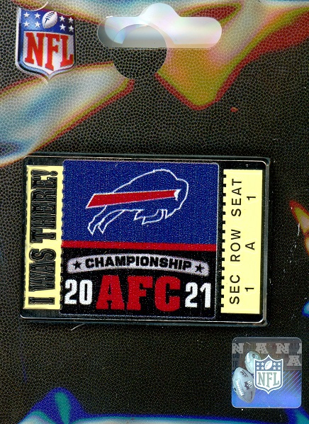 Bills AFC Championship \"I Was There\" pin