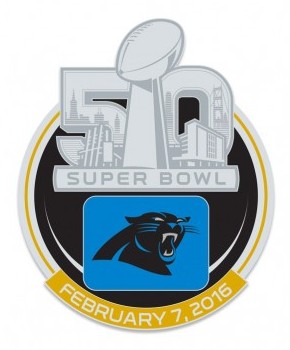Panthers Super Bowl 50 Participant pin