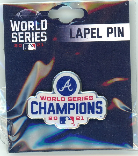 Braves 2021 World Series Champs pin