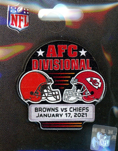Browns vs Chiefs Divisional Dueling pin