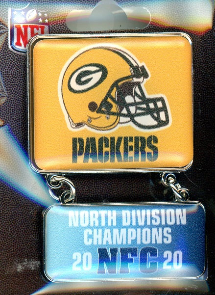 Packers Division Champs Dangler pin