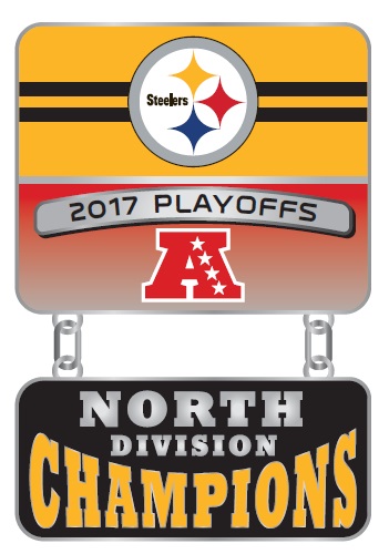 Steelers 2017 Division Champs Dangle pin