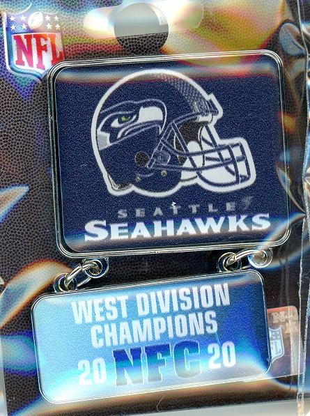 Seahawks Division Champs Dangler pin