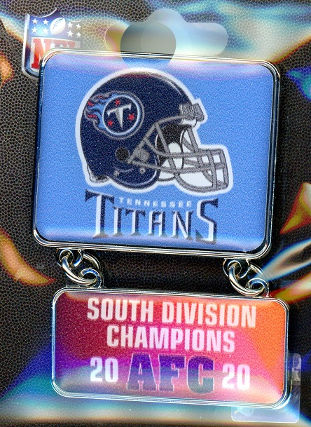 Titans Division Champs Dangler pin