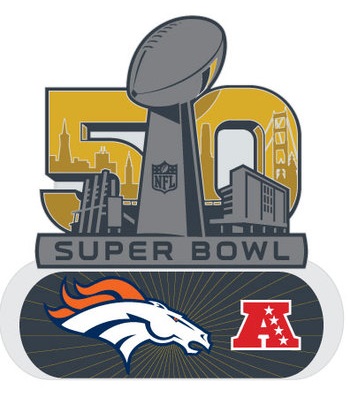 Broncos Super Bowl 50 Team pin