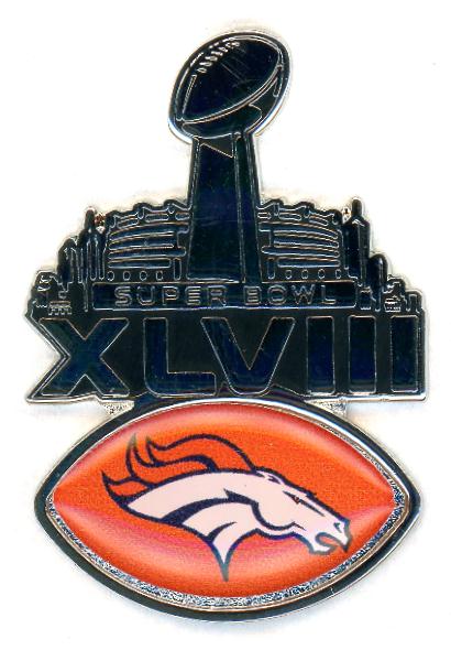 Broncos Super Bowl XLVIII pin