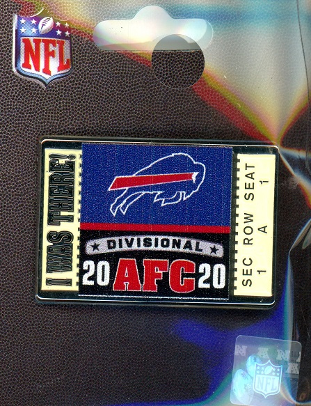 Bills Divisional \"I Was There\" pin