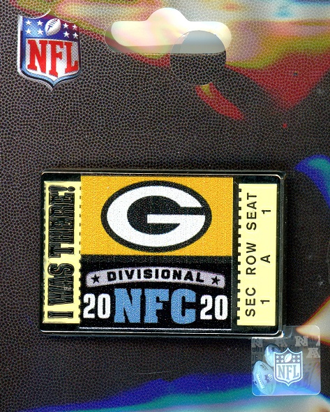 Packers Divisional \"I Was There\" pin