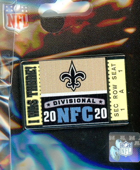 Saints Divisional "I Was There" pin