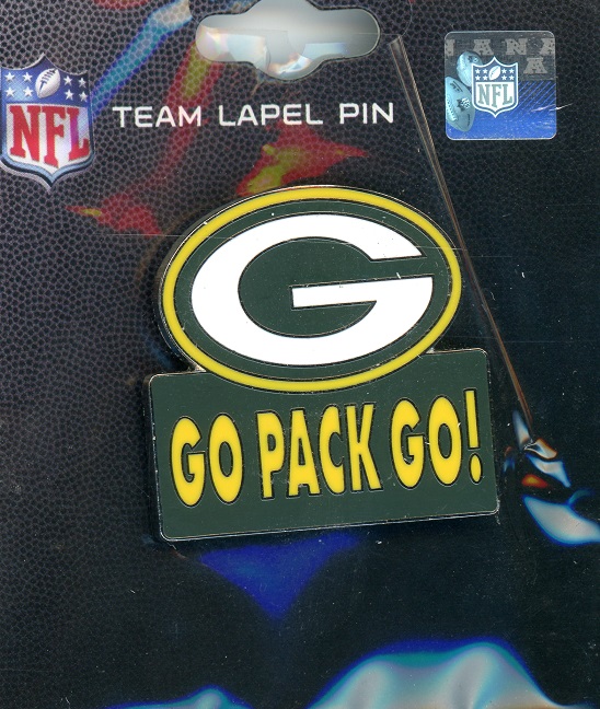 Packers "Go Pack Go!" pin