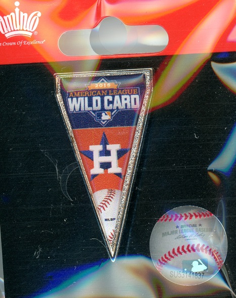 Astros 2015 Wild Card Pennant pin