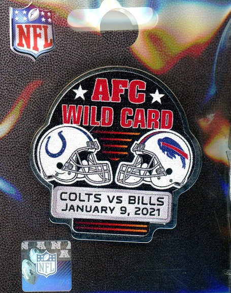 Colts vs Bills Wild Card Dueling pin