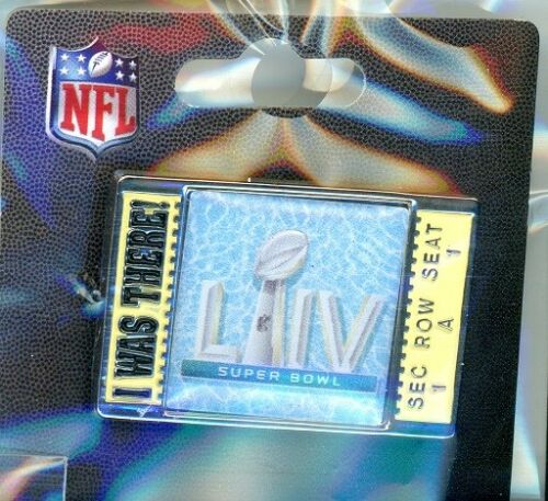 Super Bowl LIV "I Was There!" Ticket pin