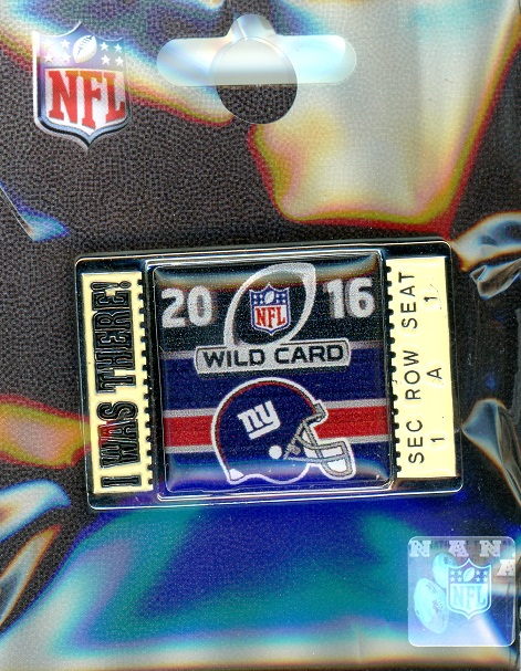 Giants 2017 Wild Card \"I Was There!\" pin