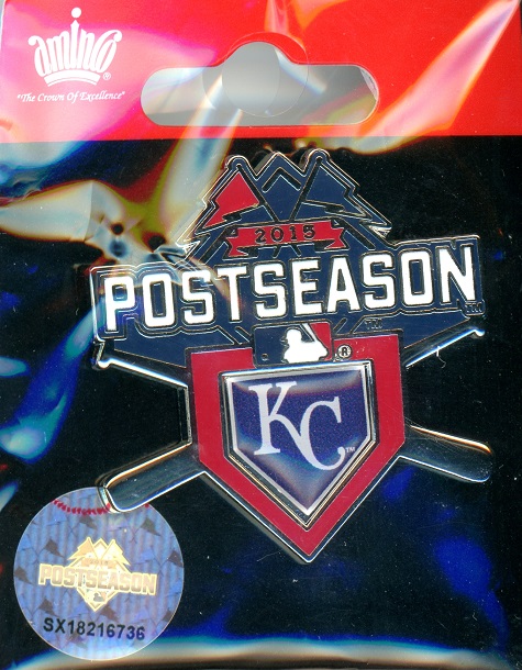 Royals 2015 Postseason Crossed Bats pin