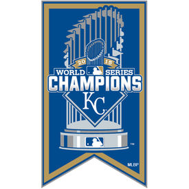 Royals 2015 World Series Champs Banner pin