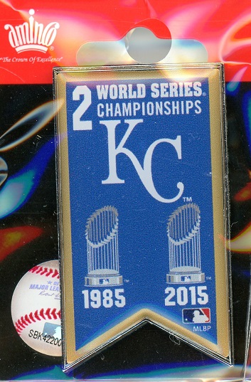 Royals 2x World Series Champs Benner pin