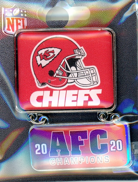 Chiefs AFC Champs Dangler pin