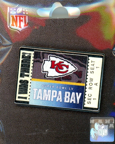 Chiefs Super Bowl LV "I Was There" pin