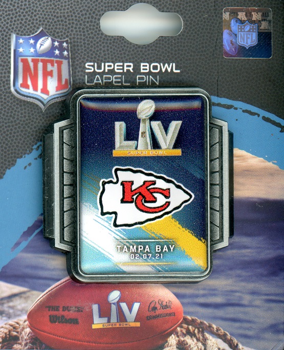 Chiefs Super Bowl LV pin - PSG