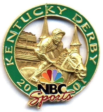 2001 Kentucky Derby NBC Guest pin