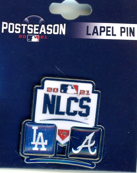 Dodgers vs Braves 2021 NLCS pin