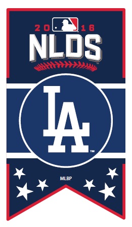 Dodgers 2016 NLDS Banner pin