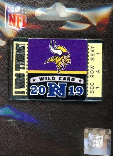Vikings 2019 Wild Card \"I Was There\" pin