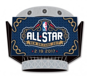 2017 NBA All-Star Game Logo pin 2017 NBA All-Star Game Logo pin