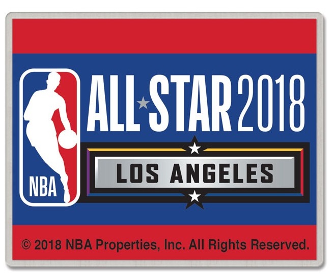2018 NBA All-Star Game Rectangle pin