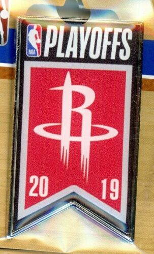 Rockets 2019 Playoffs Banner pin