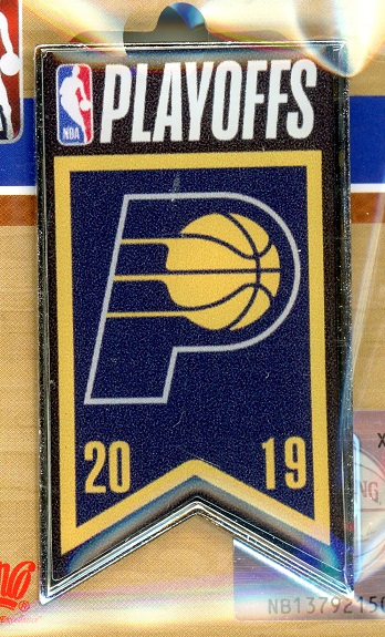 Pacers 2019 Playoffs Banner pin
