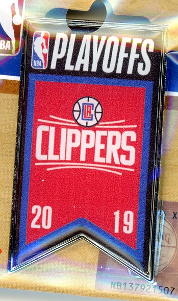 Clippers 2019 Playoff I Was There! pin