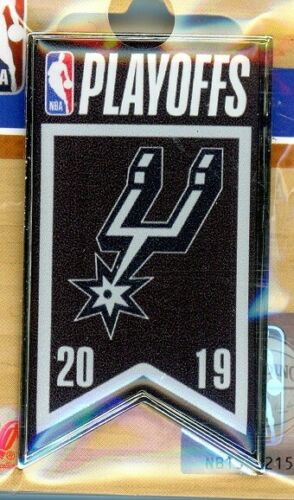 Spurs 2019 Playoffs Banner pin