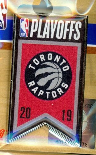 Raptors 2019 Playoffs Banner pin
