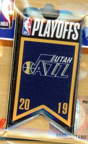 Jazz 2019 Playoffs Banner pin