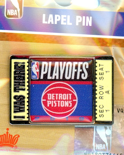 Pistons 2019 Playoff I Was There! pin
