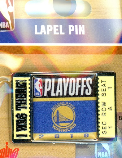 Warriors 2019 Playoff I Was There! pin
