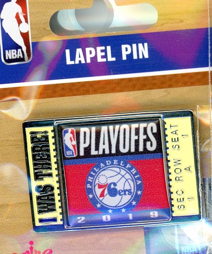 76ers 2019 Playoff I Was There! pin